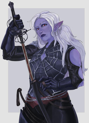 Half Body, cell shading, for @KingFirehammer