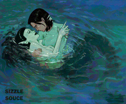 Half body, full render, detailed BG